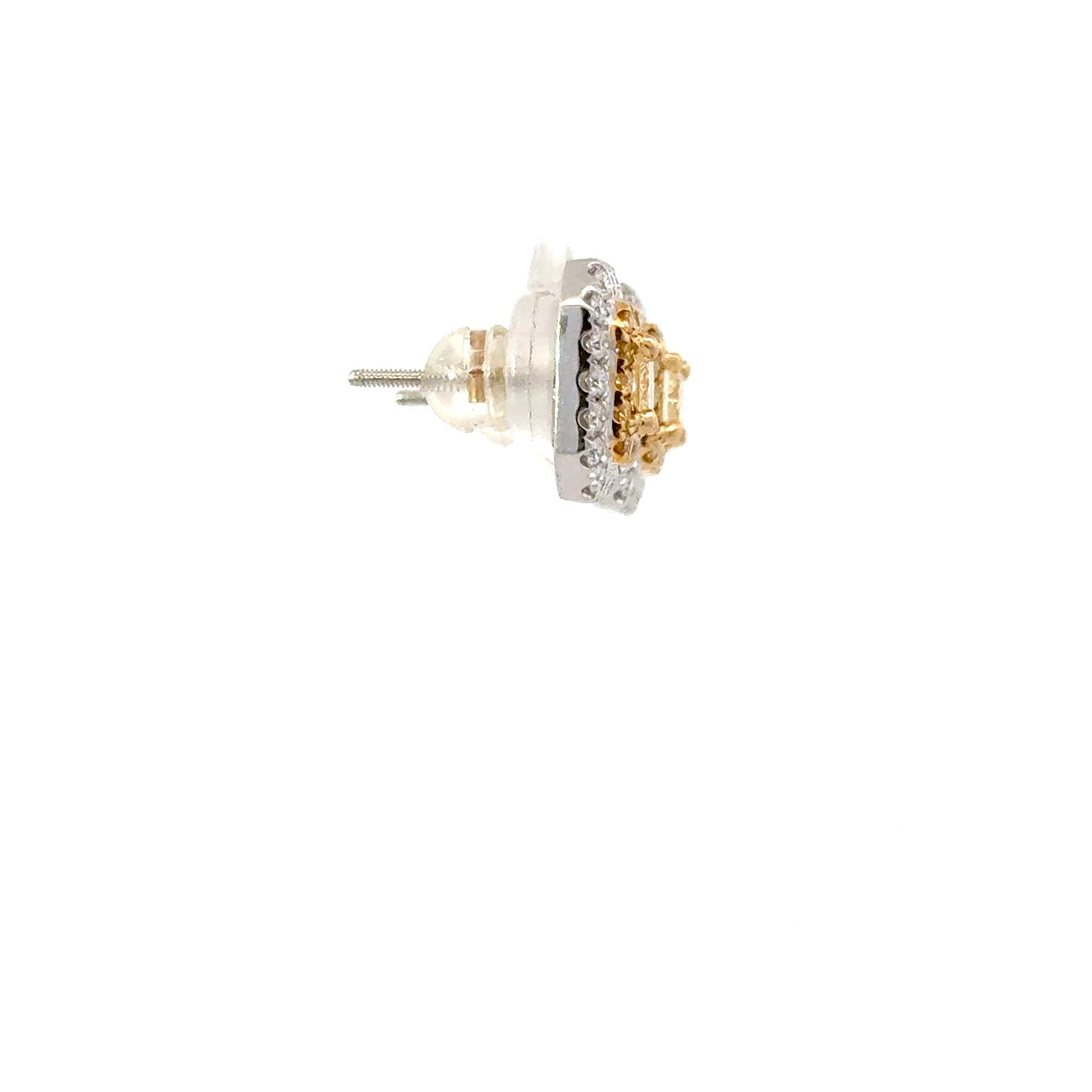 Elegant GIA Fancy Yellow Diamond Earrings