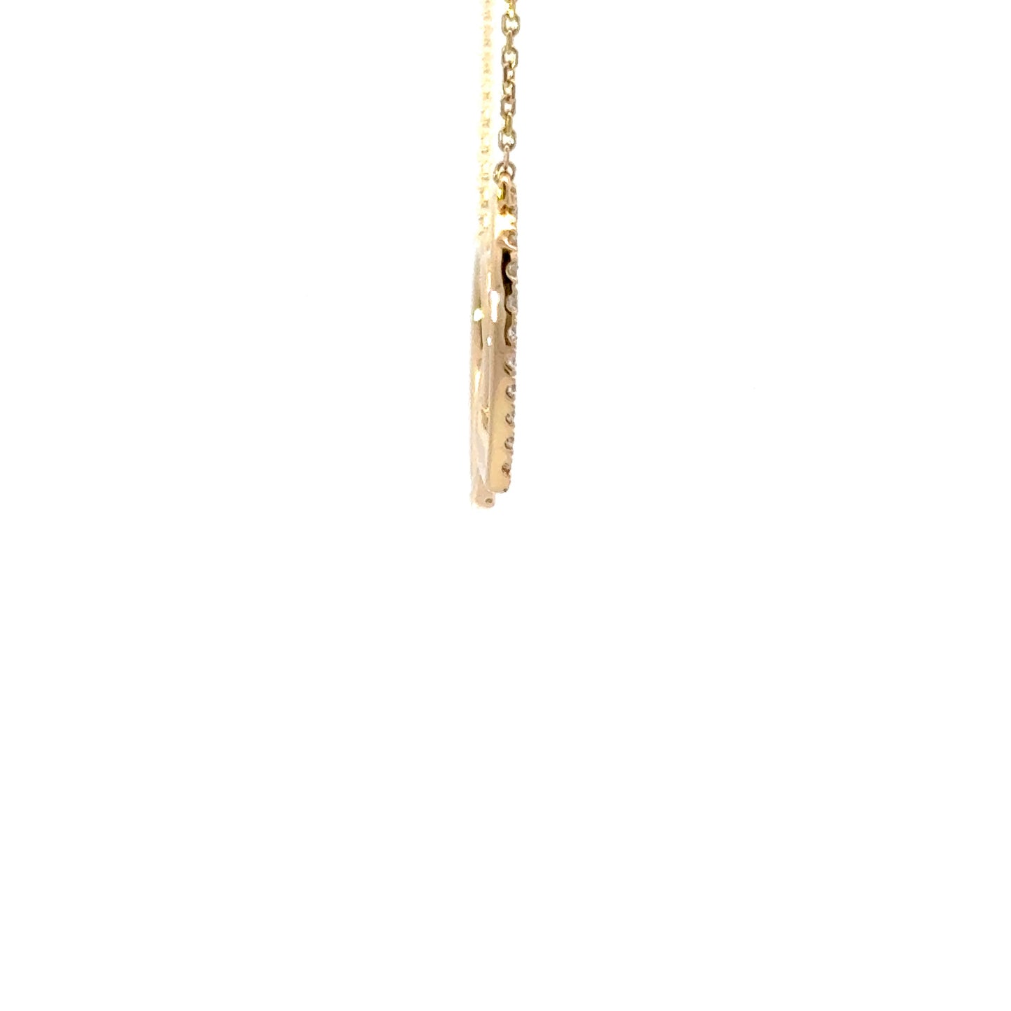 Elegant Interlocking diamonds Heart Pendant