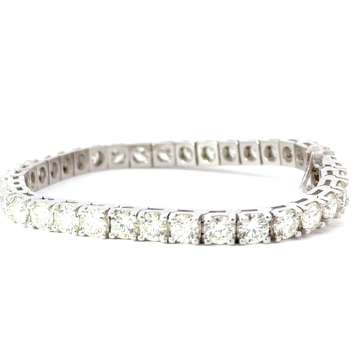 Natural round diamonds tennis bracelet