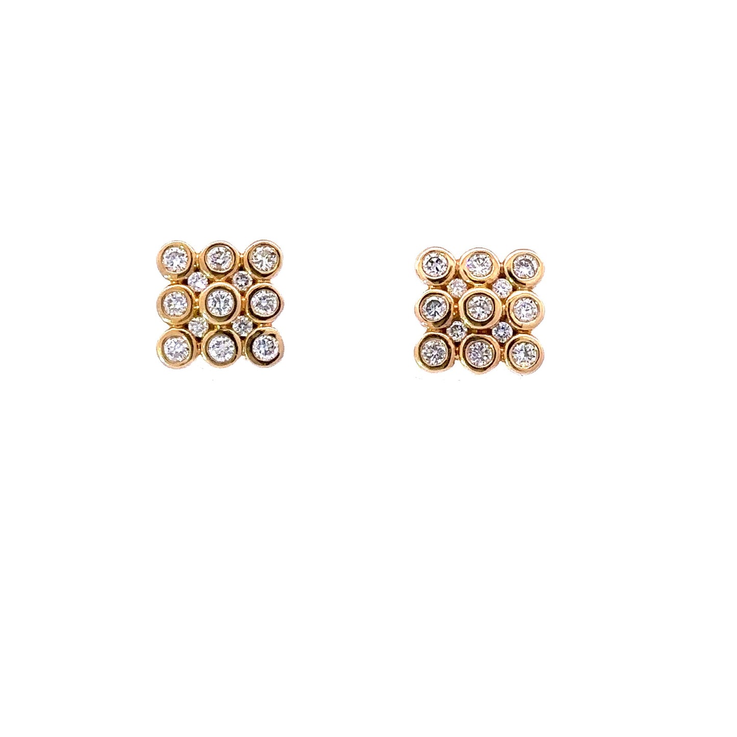 Busy bee diamonds earrings