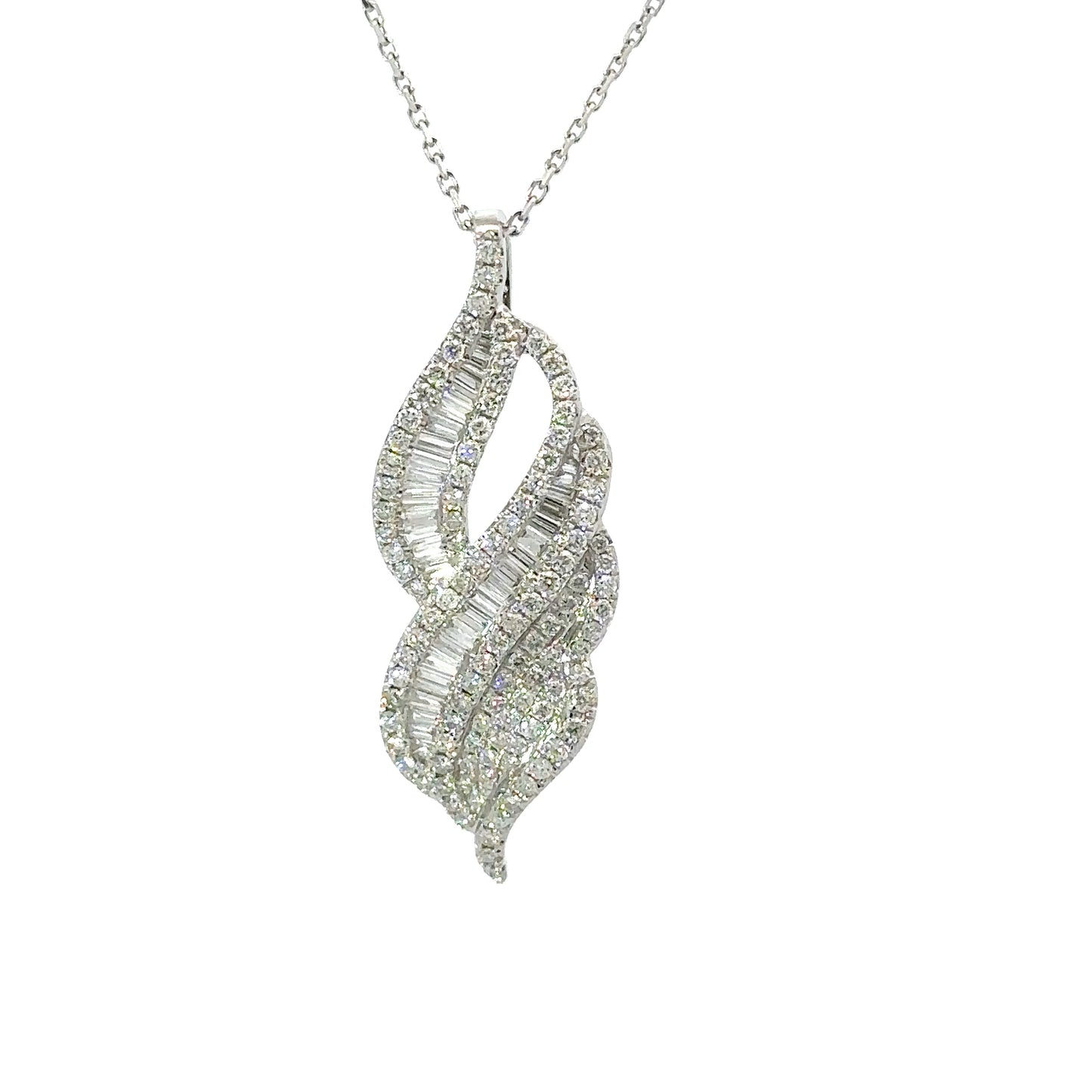 Baguette and round diamonds