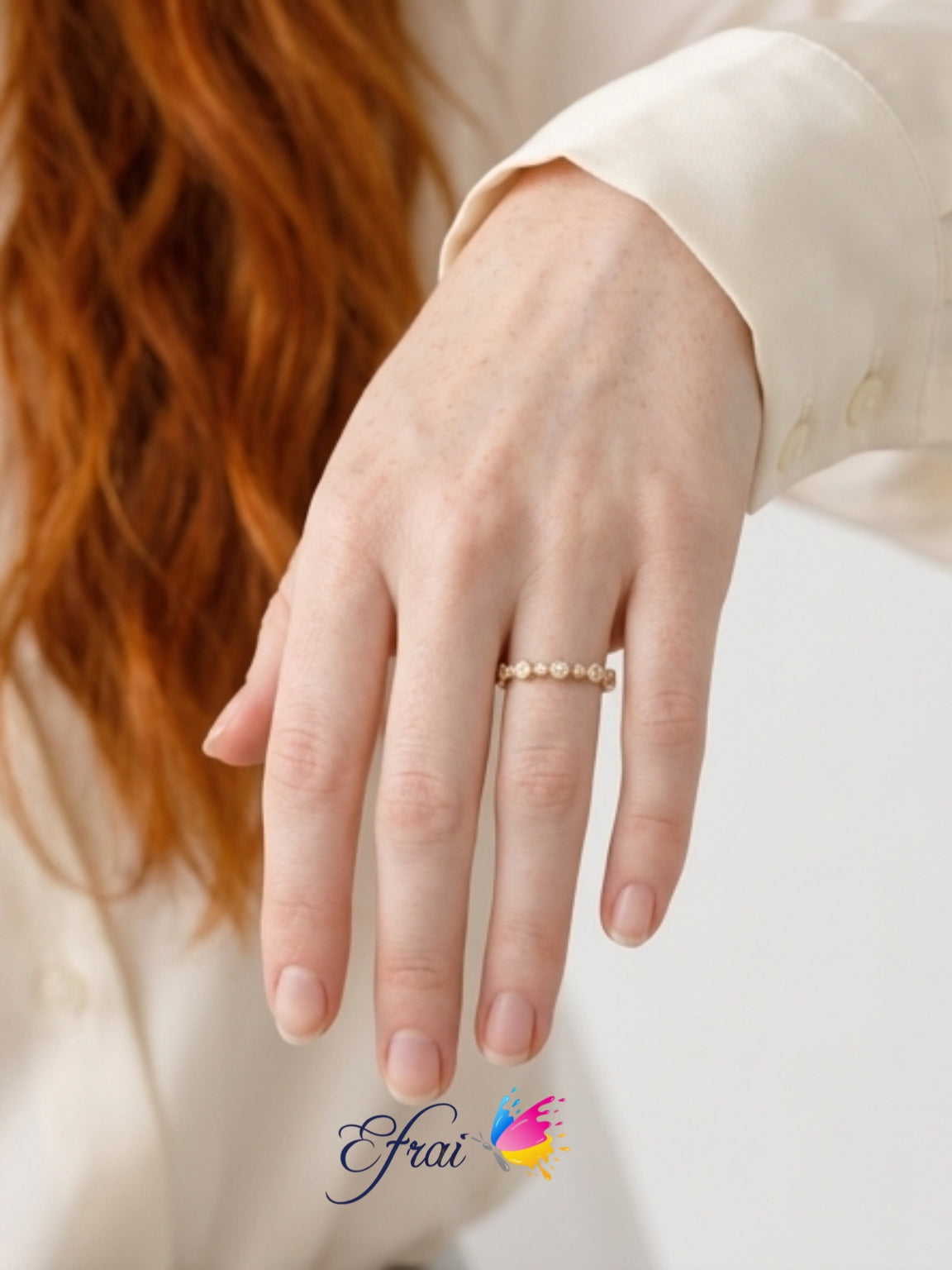 Diamond stackable bands