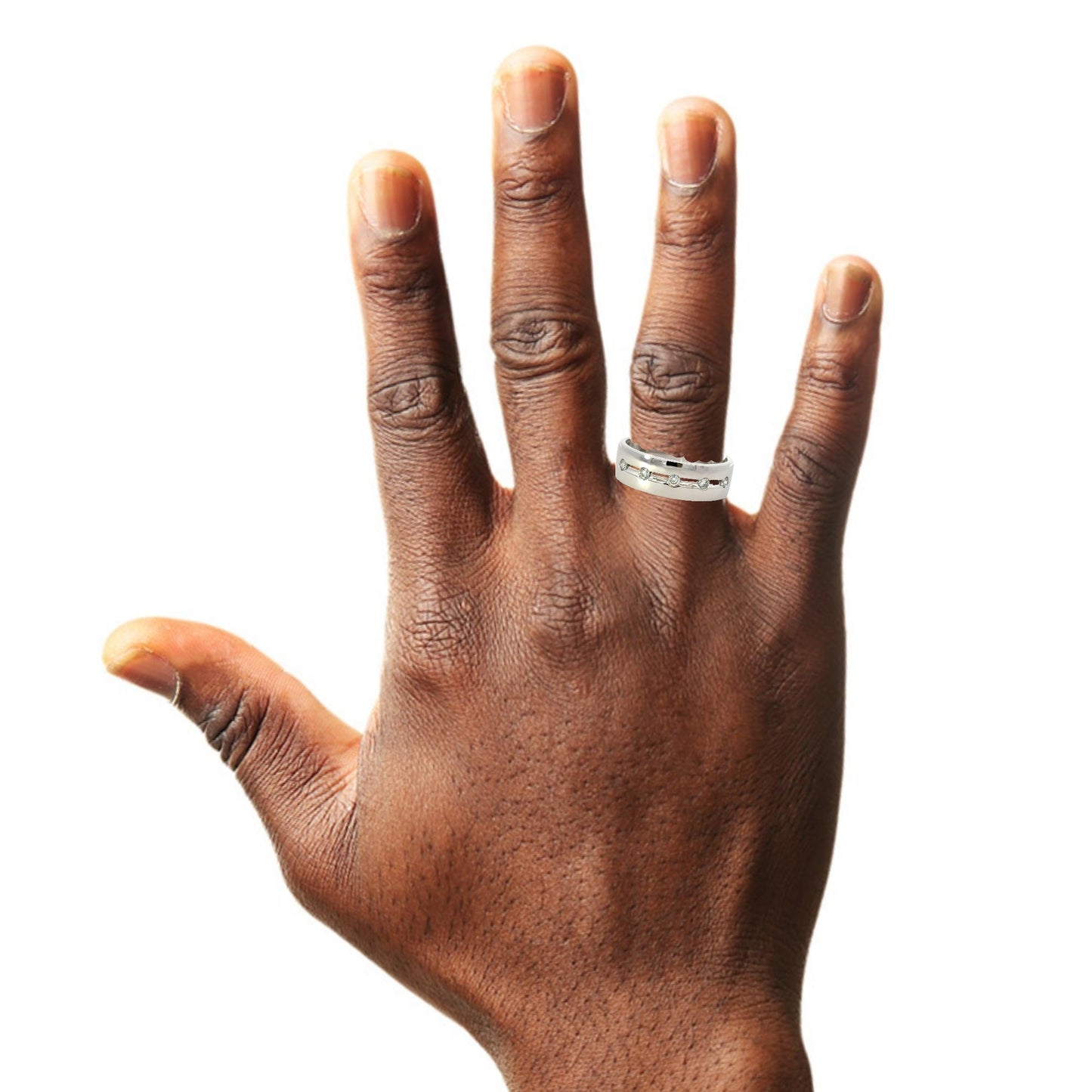 Gorgeous diamonds mens ring