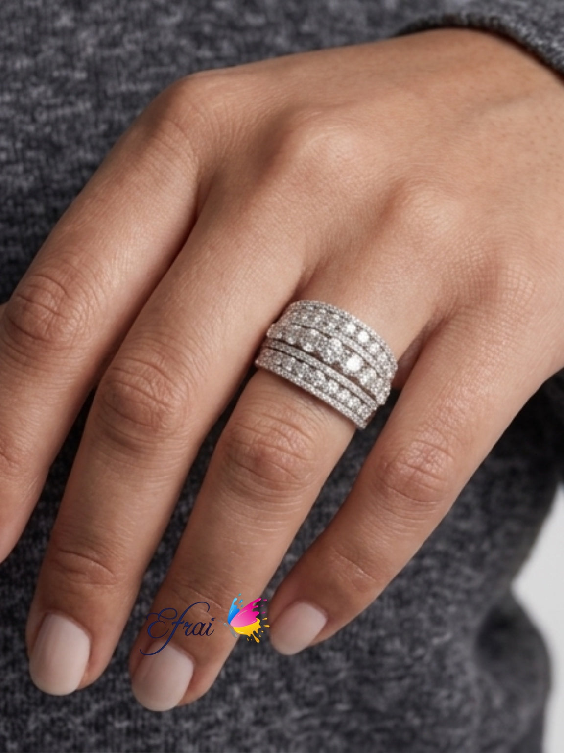 Elegant classy diamonds band