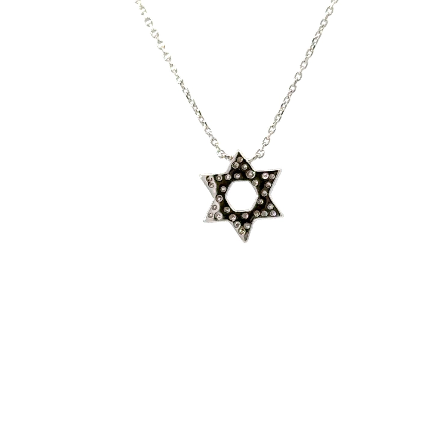 Elegant Star of David Pendant Necklace