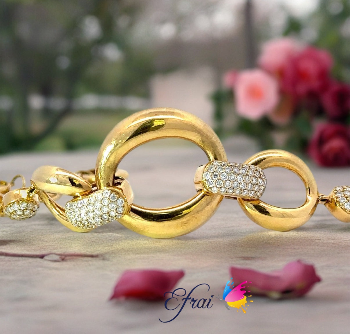 Natural round Diamond bracelets