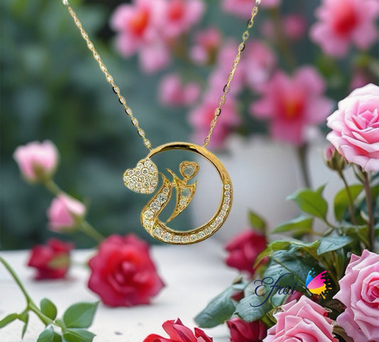 Mothers day diamonds necklace