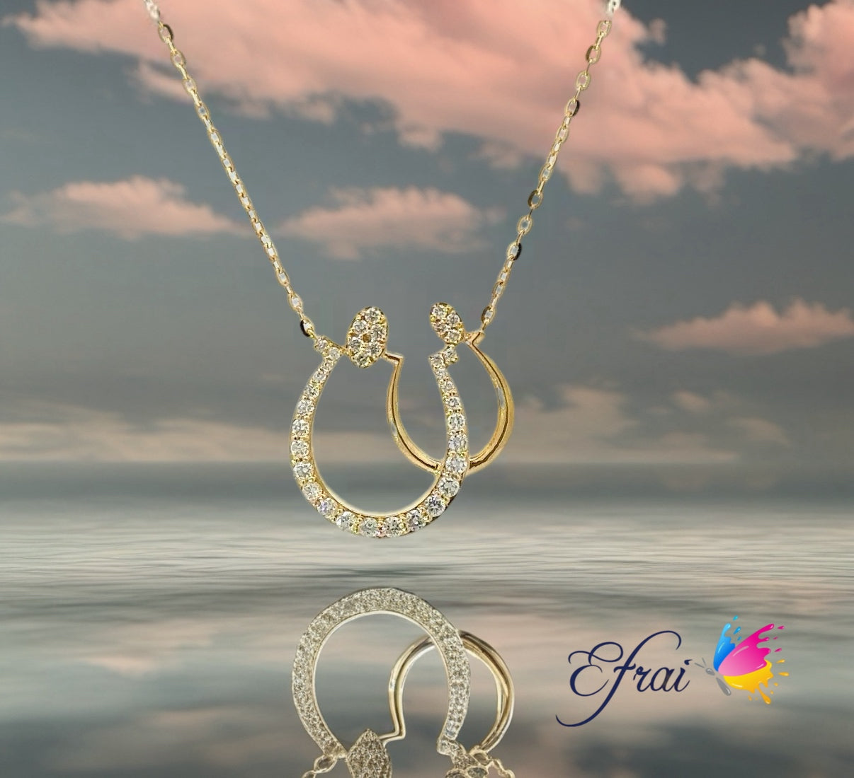 Mothers day diamonds necklace