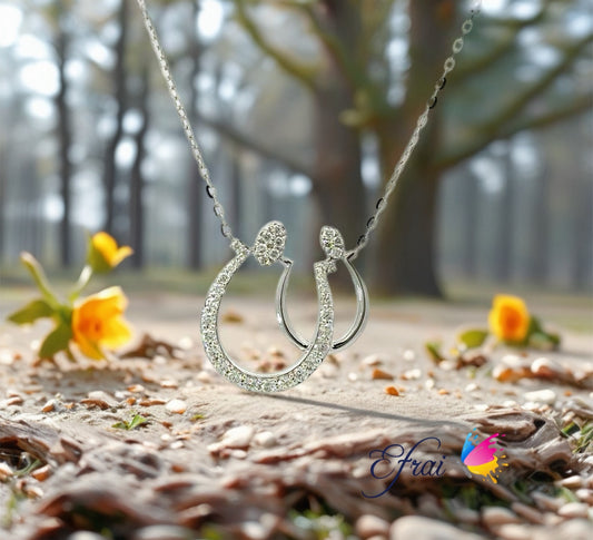 Mothers day diamonds necklace