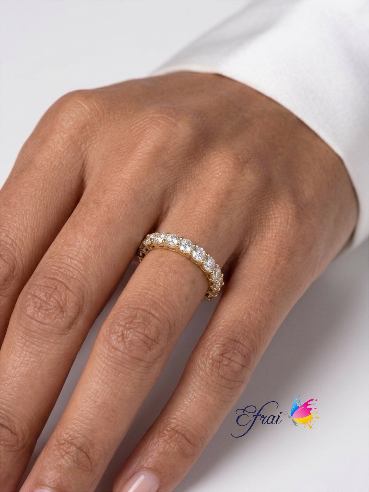 Diamonds eternity band