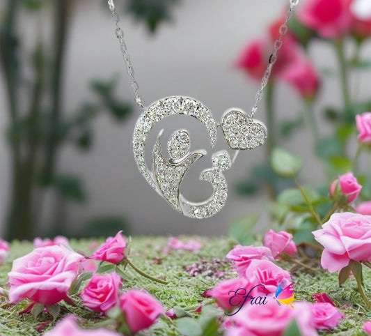 Mothers day diamonds necklace
