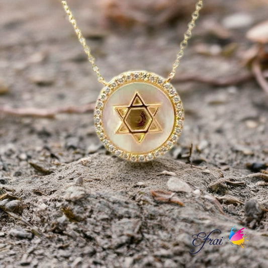 Elegant Star of David Pendant Necklace