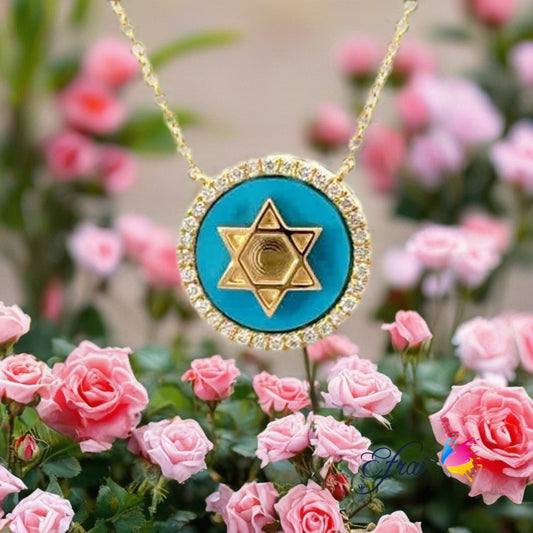 Elegant Star of David Pendant Necklace