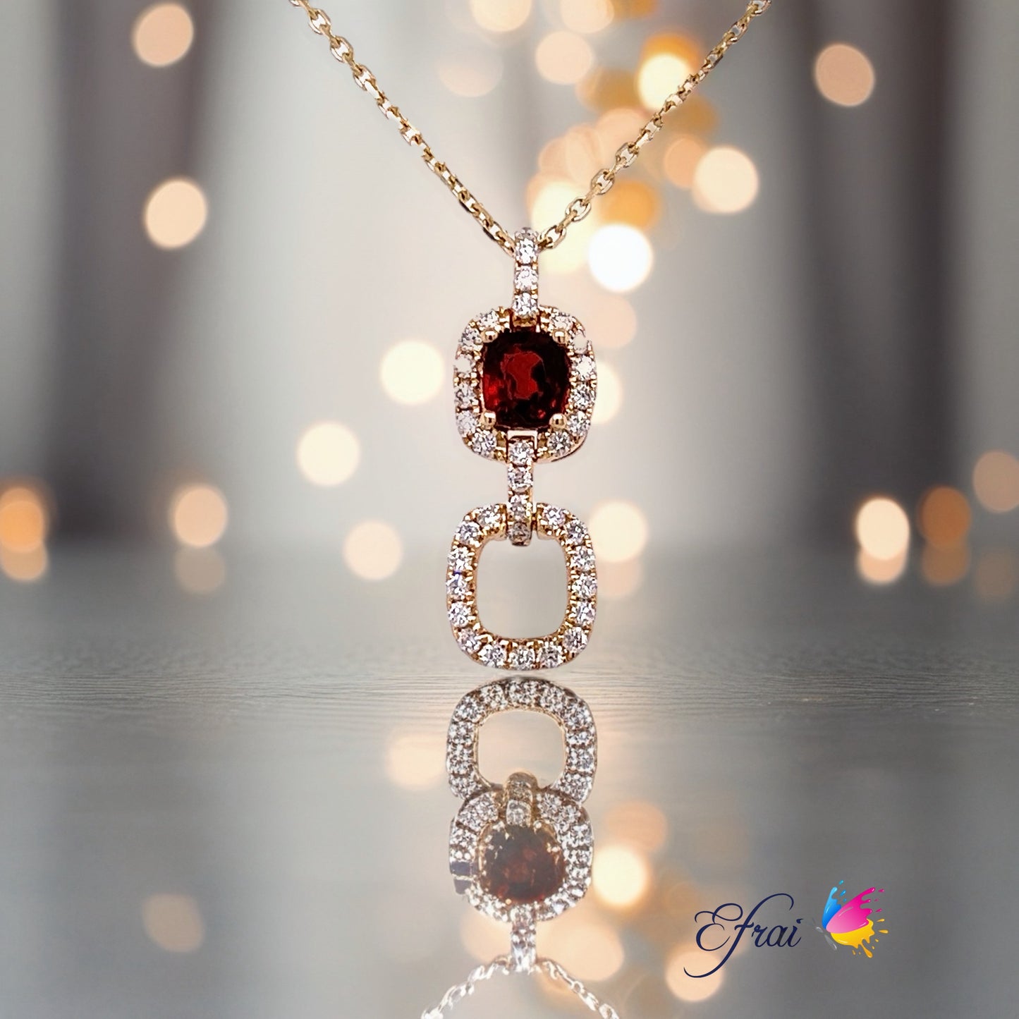 Gorgeous spinels and diamonds necklaces