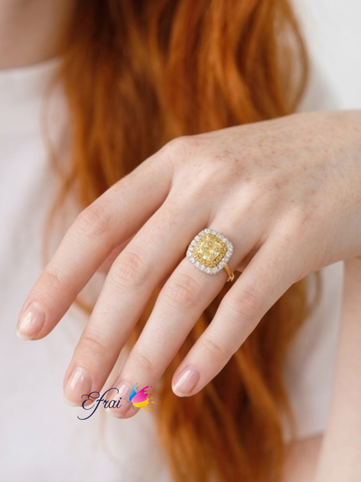 GIA FLY 5.01ct diamonds ring