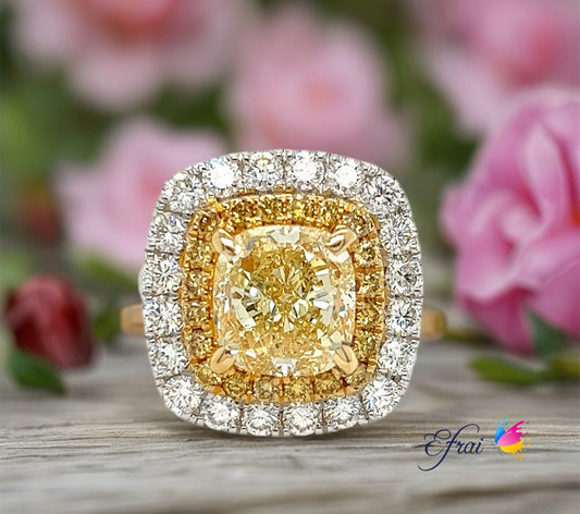 GIA FLY 5.01ct diamonds ring