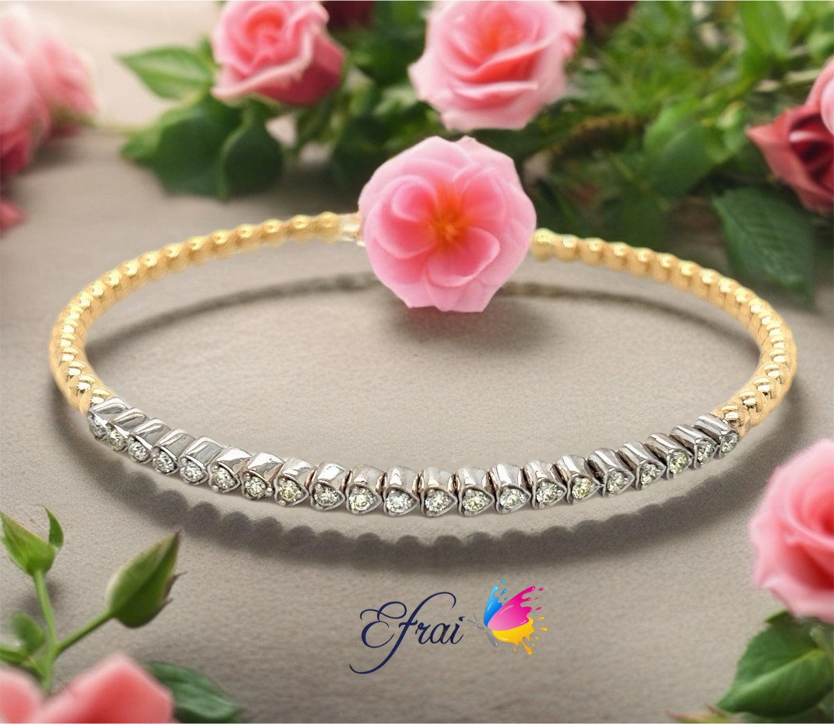 Diamond bangle