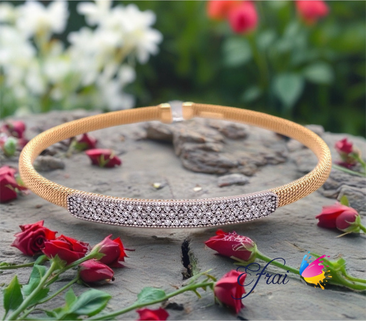 Diamond bangle