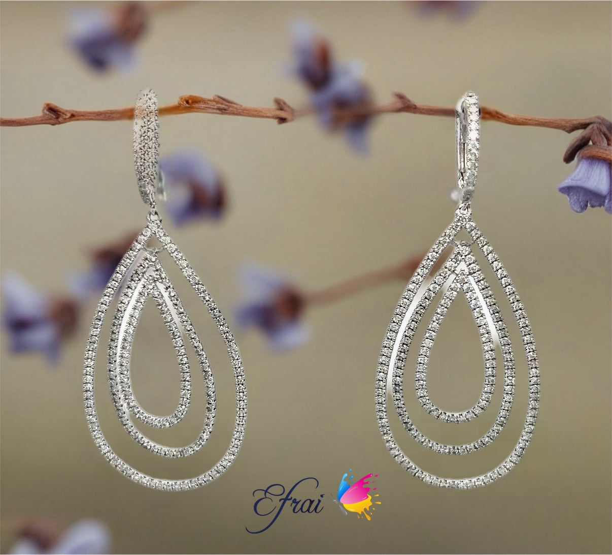 Diamond earrings