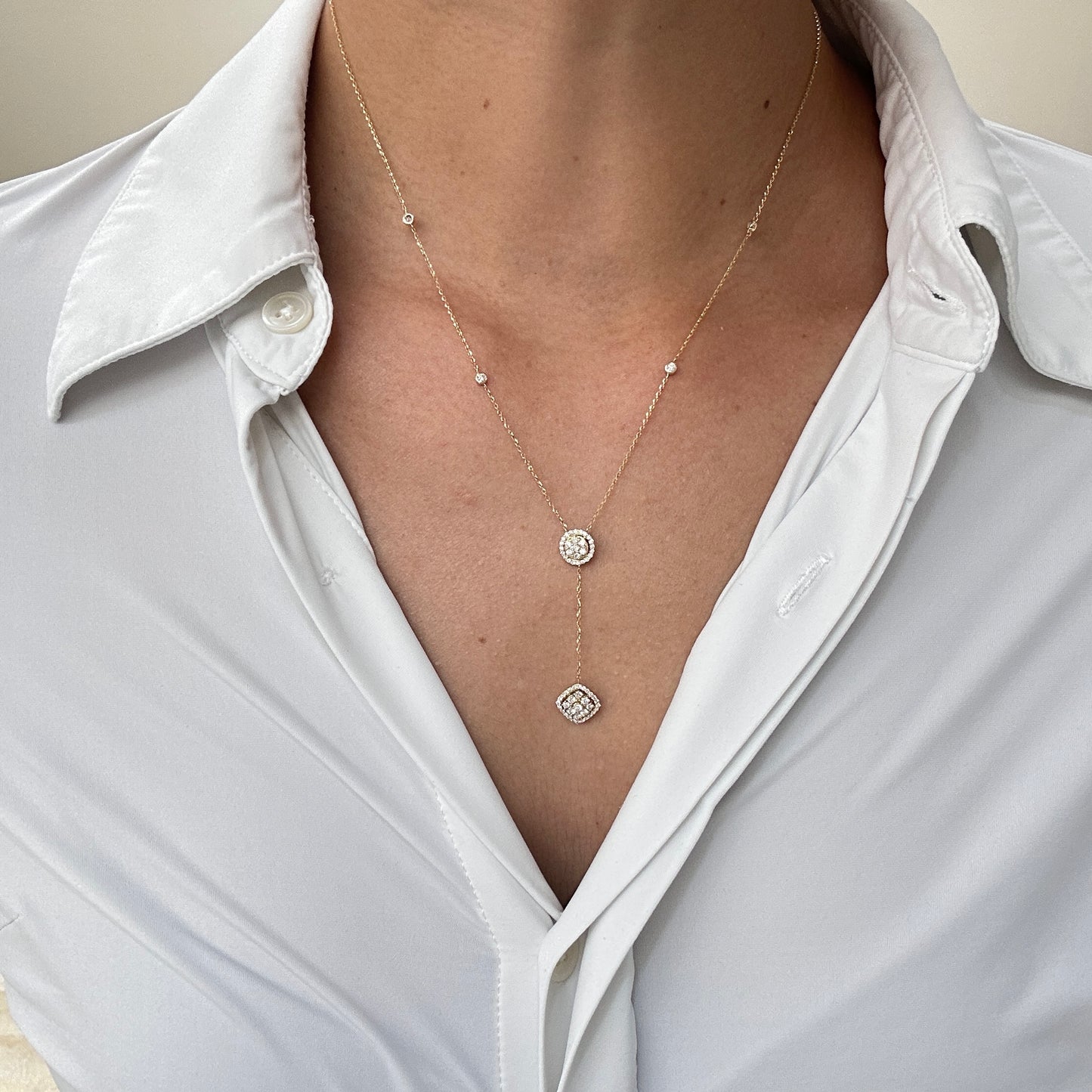 Diamonds lariat