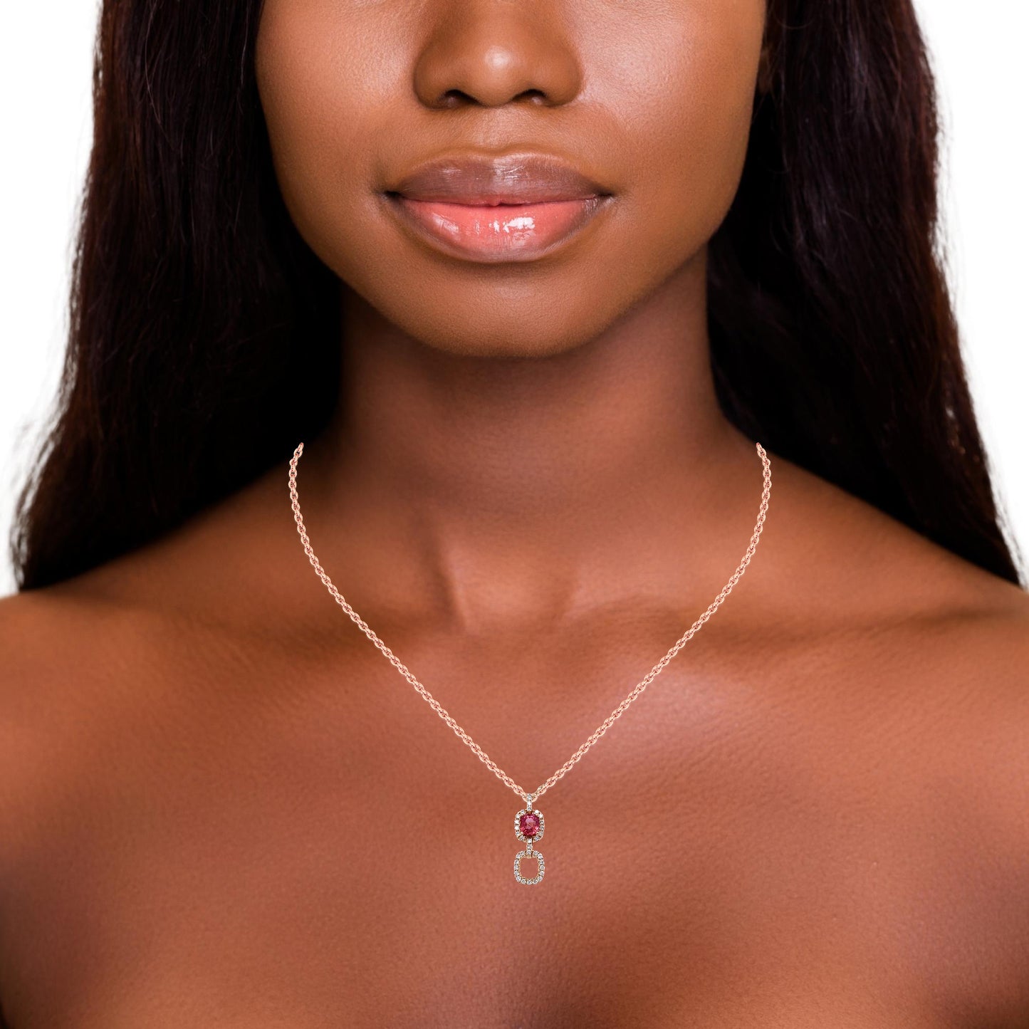 Gorgeous spinels and diamonds necklaces