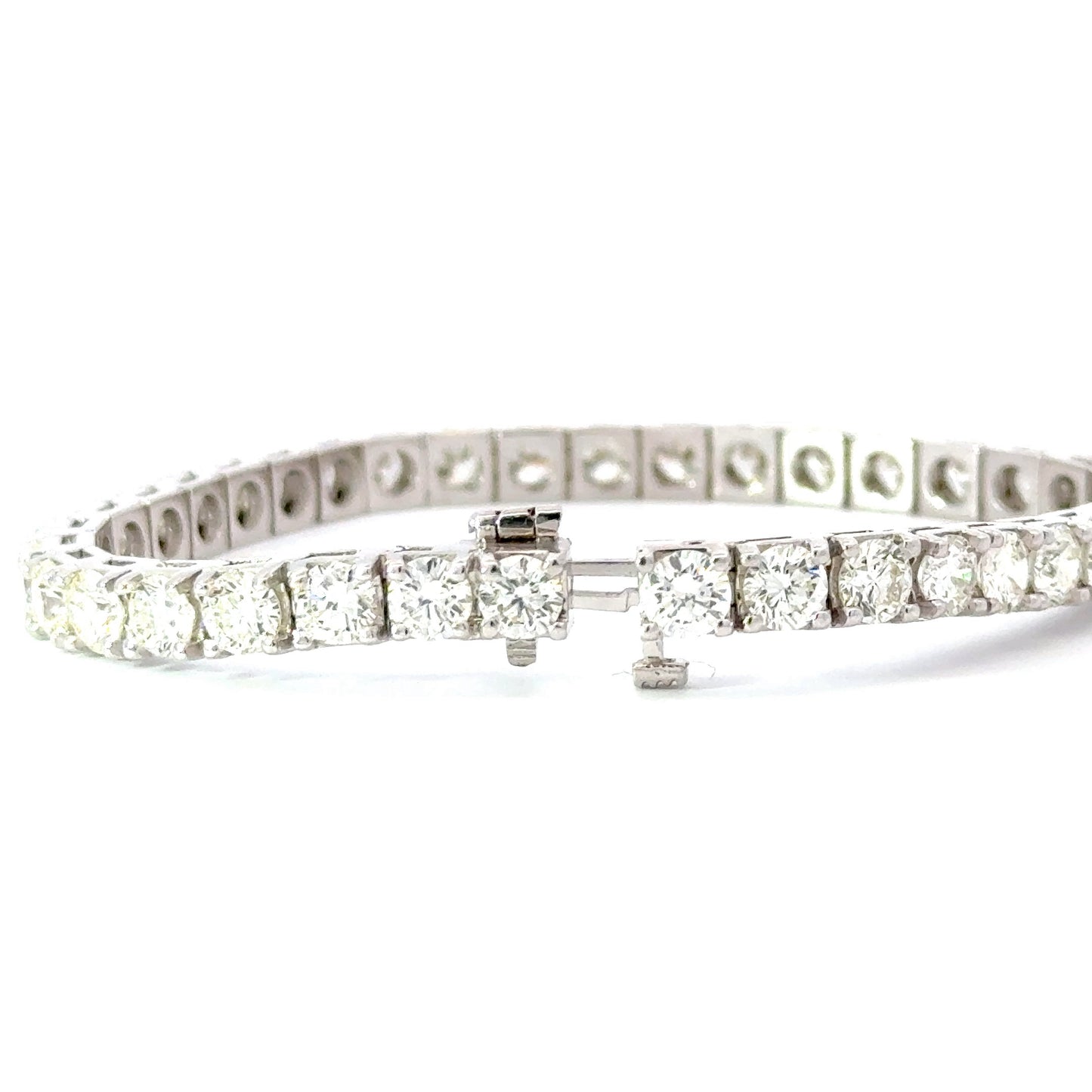 Natural round diamonds tennis bracelet