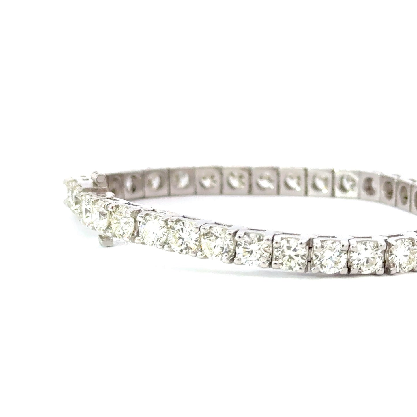 Natural round diamonds tennis bracelet
