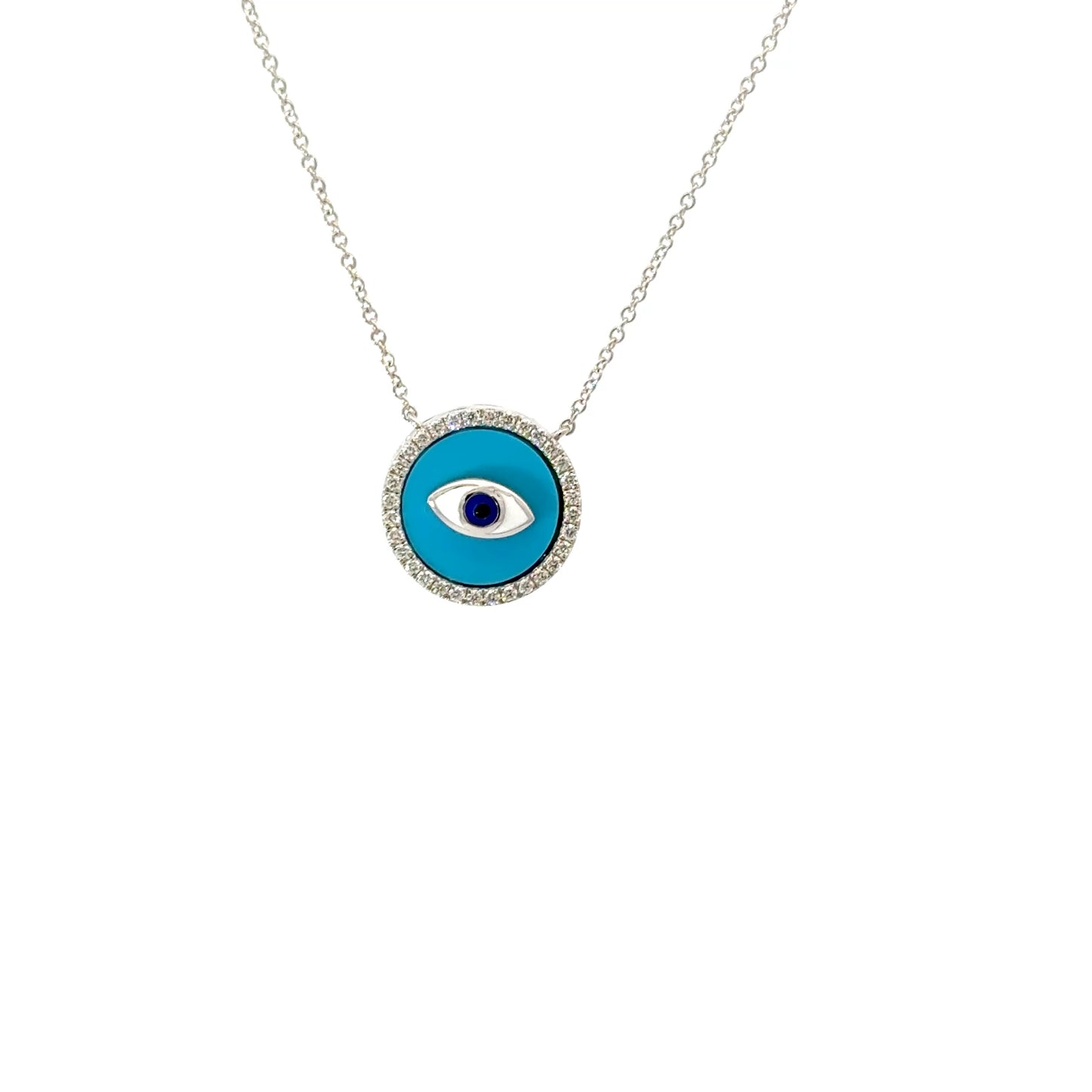 Elegant Eye Pendant Necklace