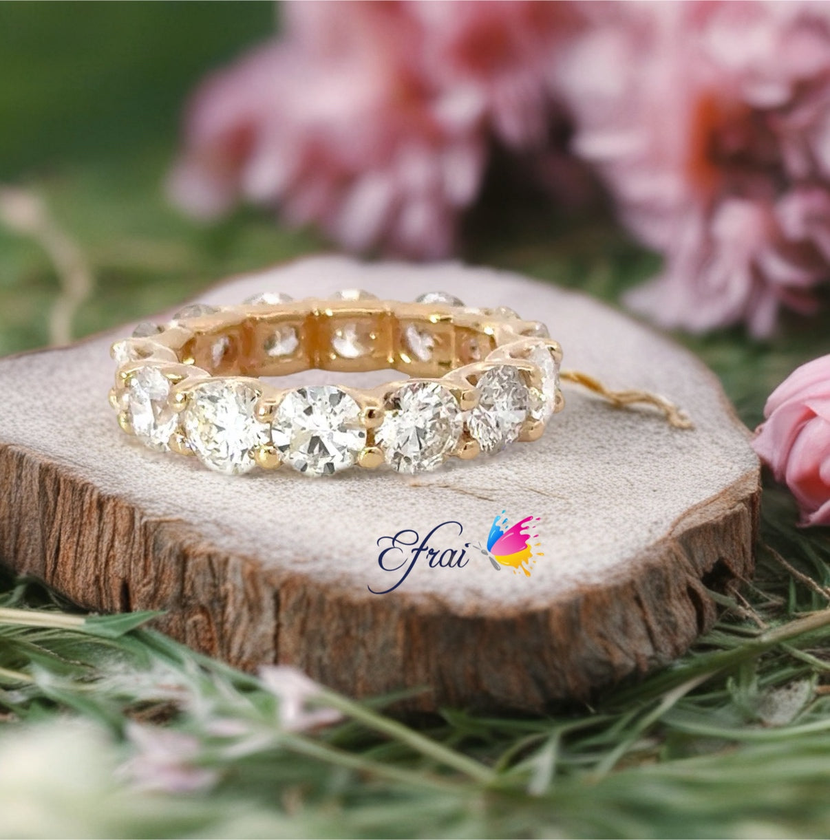 Diamonds eternity band
