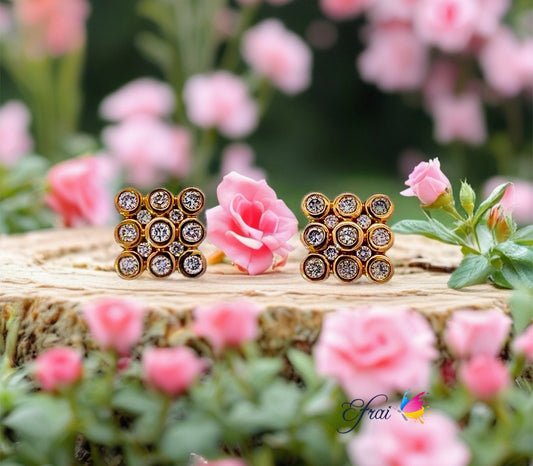 Busy bee diamonds earrings