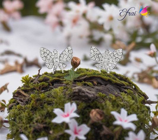 Gorgeous butterflies full of diamonds earrings