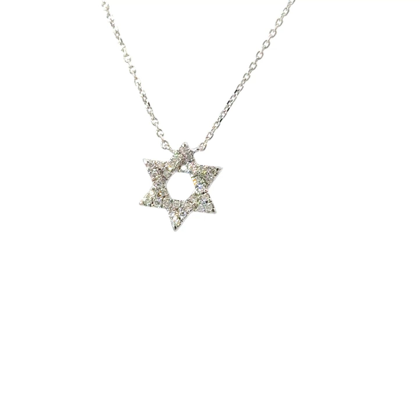 Elegant Star of David Pendant Necklace