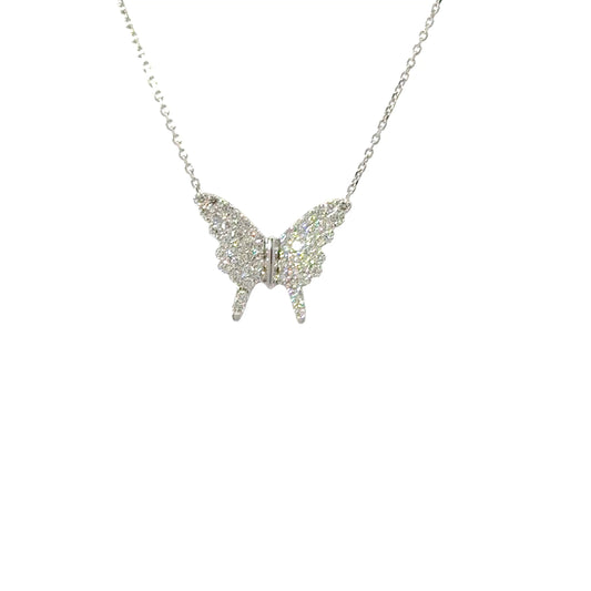 Elegant Butterfly Pendant Necklace