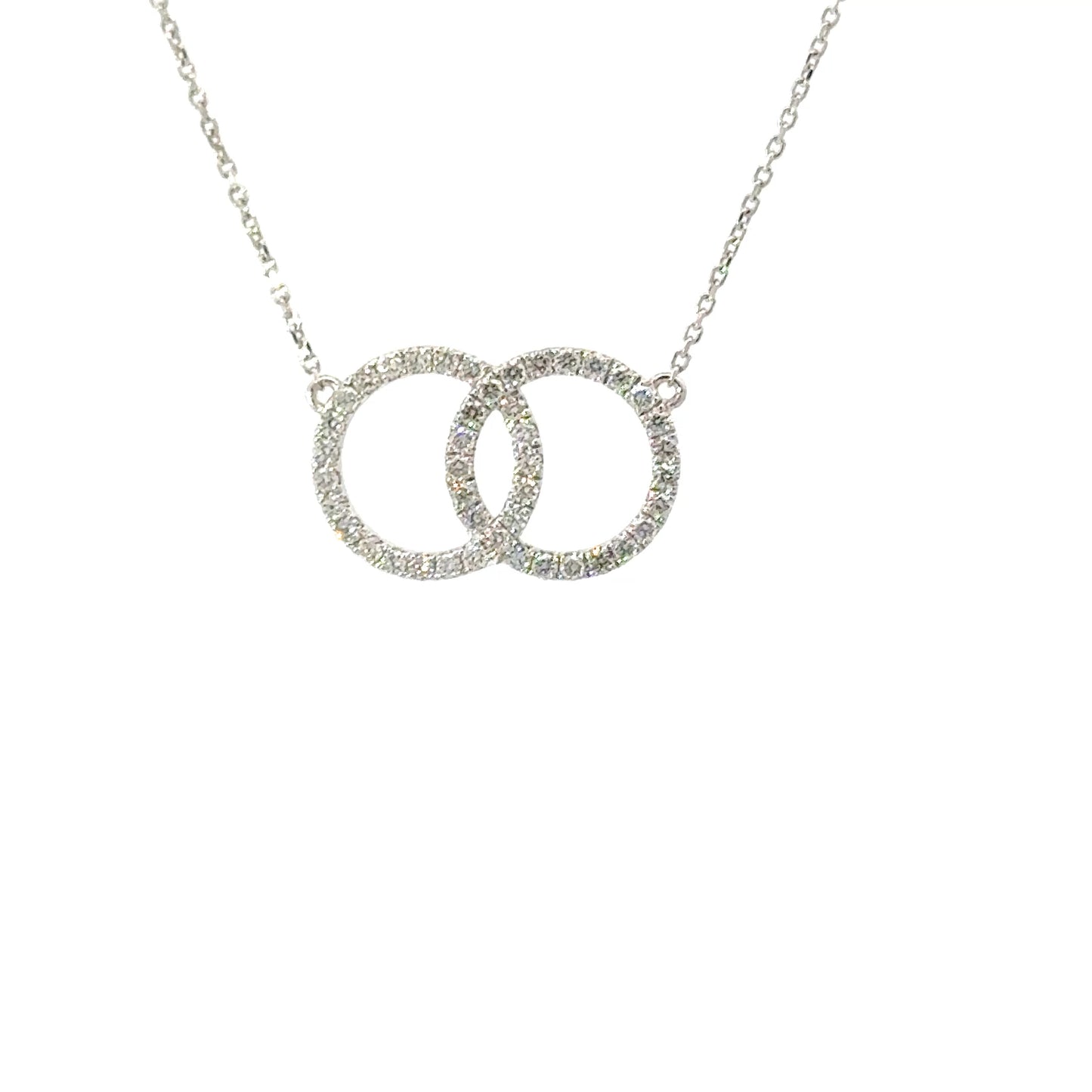 Elegant Interlocking Circles Necklace