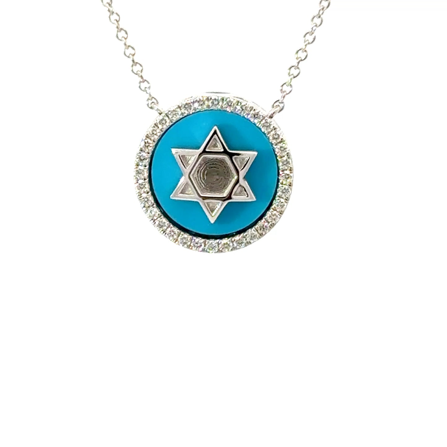 Elegant Star of David Pendant Necklace