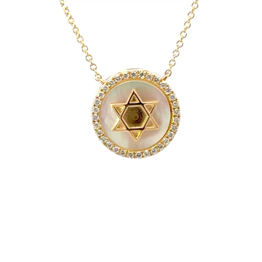 Elegant Star of David Pendant Necklace