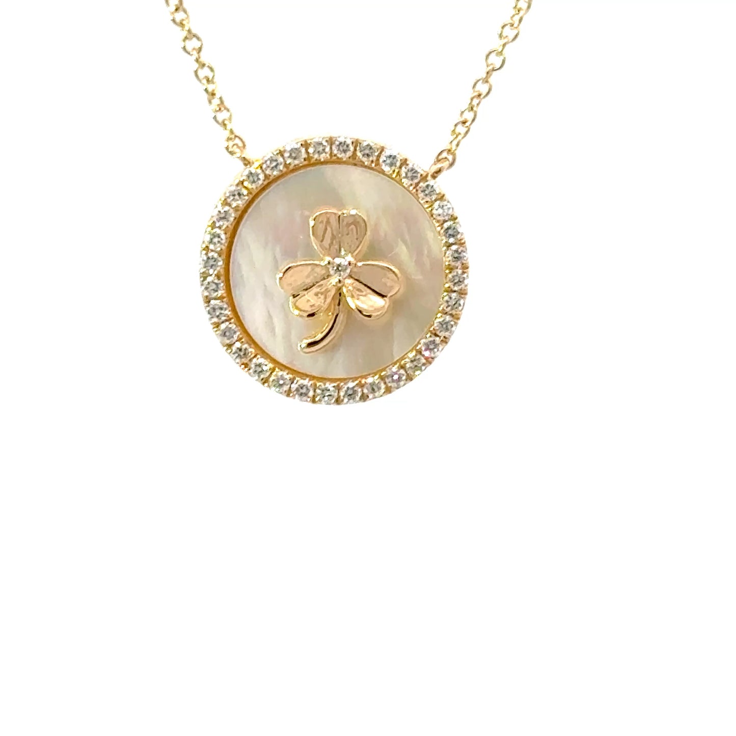 Elegant Clover Pendant Necklace