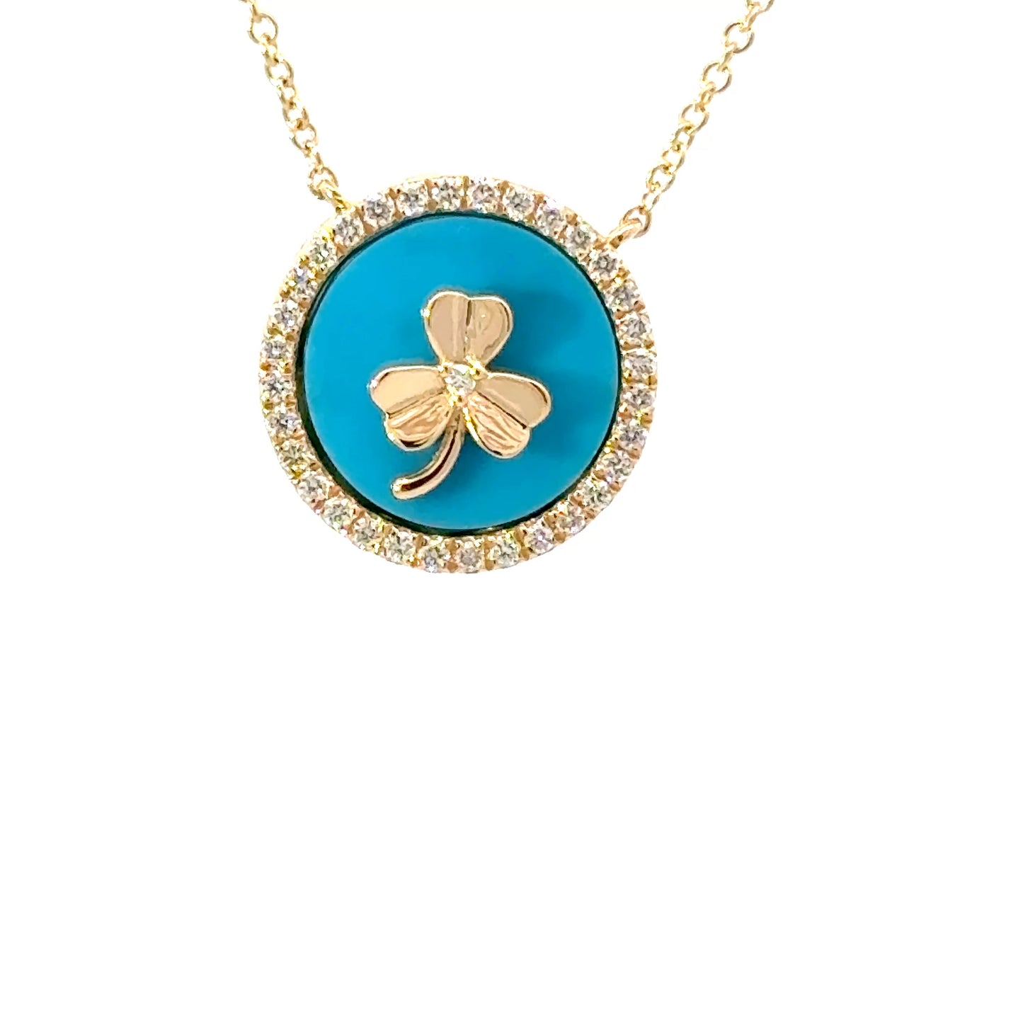 Elegant Clover Pendant Necklace