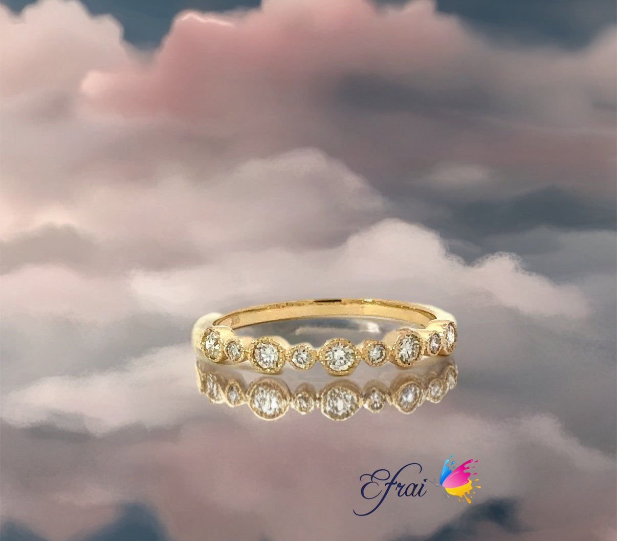 Diamond stackable bands