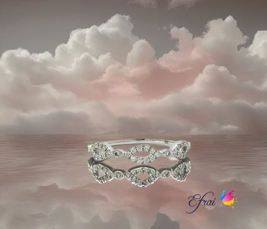 Stackable diamonds ring