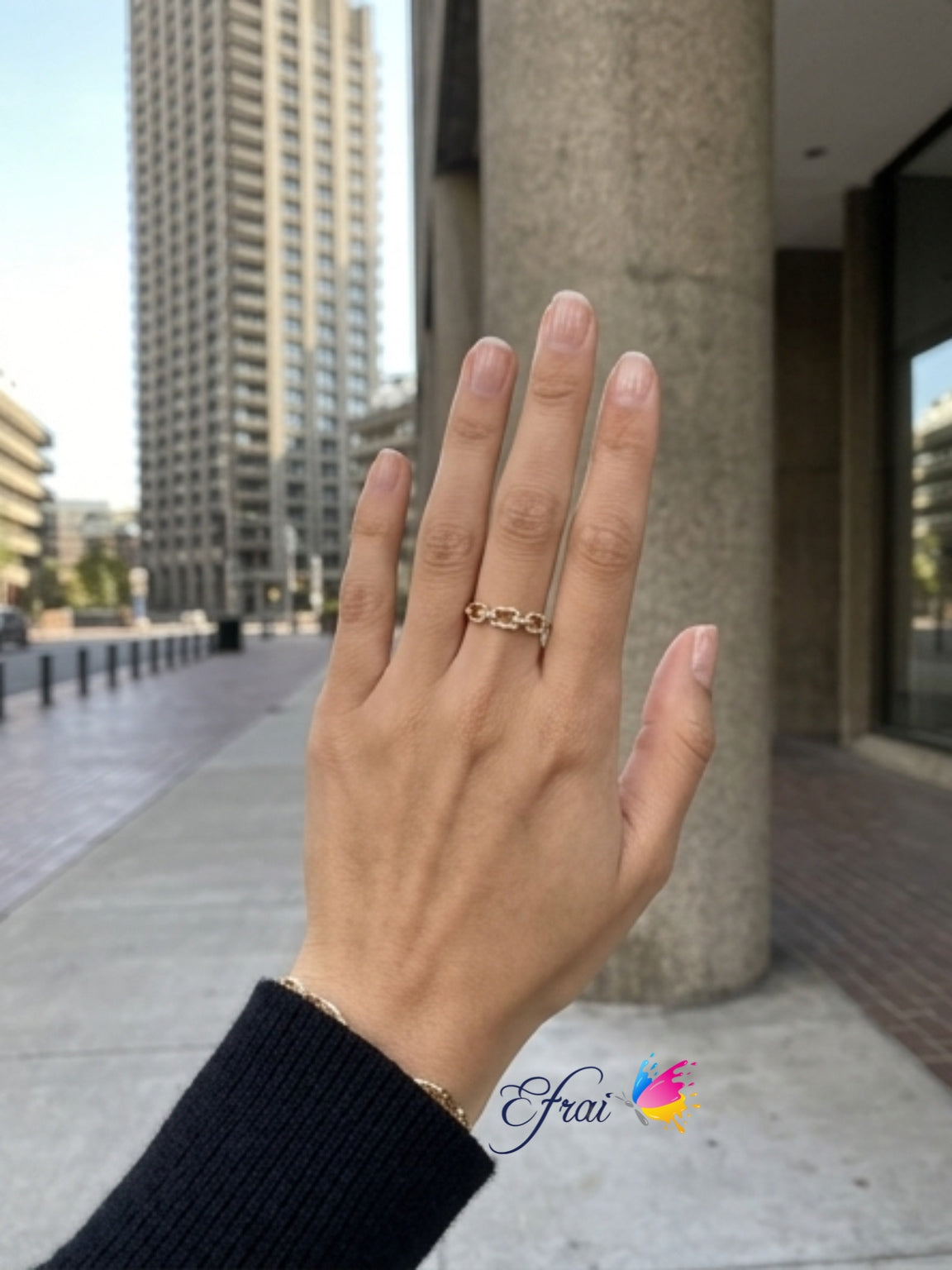 Diamonds stackable ring