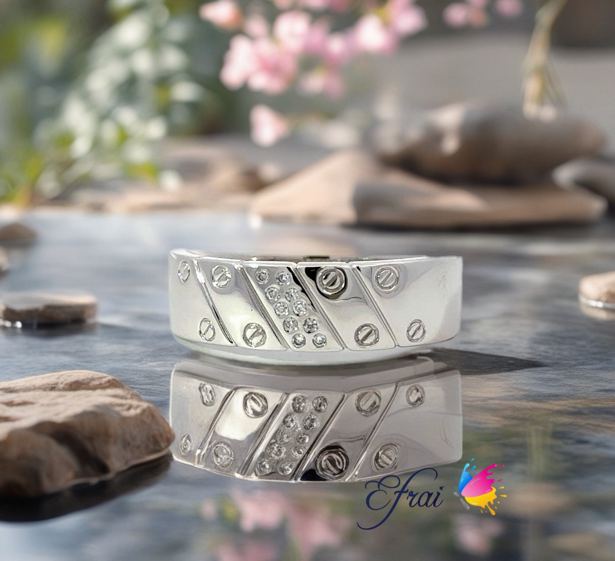 Gorgeous diamonds mens ring