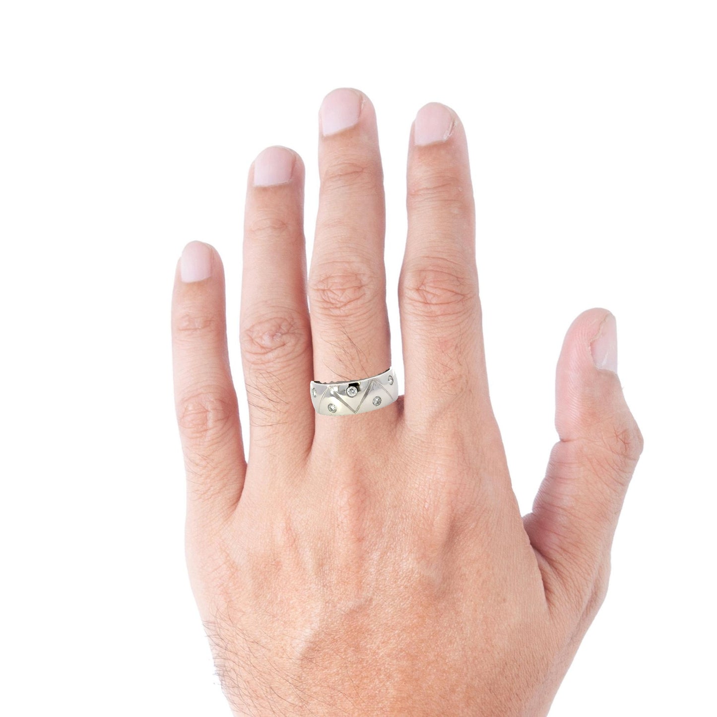 Gorgeous diamonds mens ring