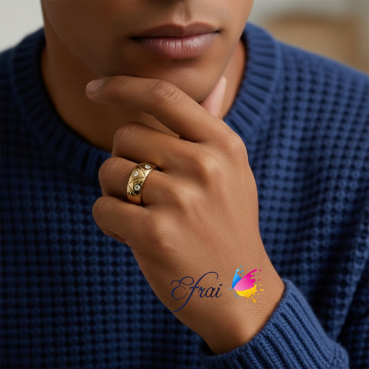 Gorgeous diamonds mens ring