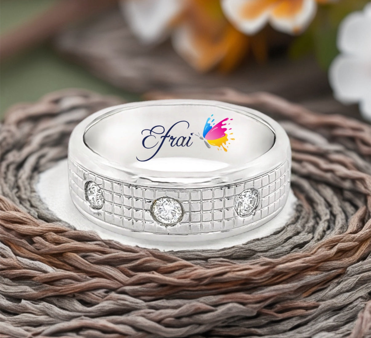 Mens diamonds ring