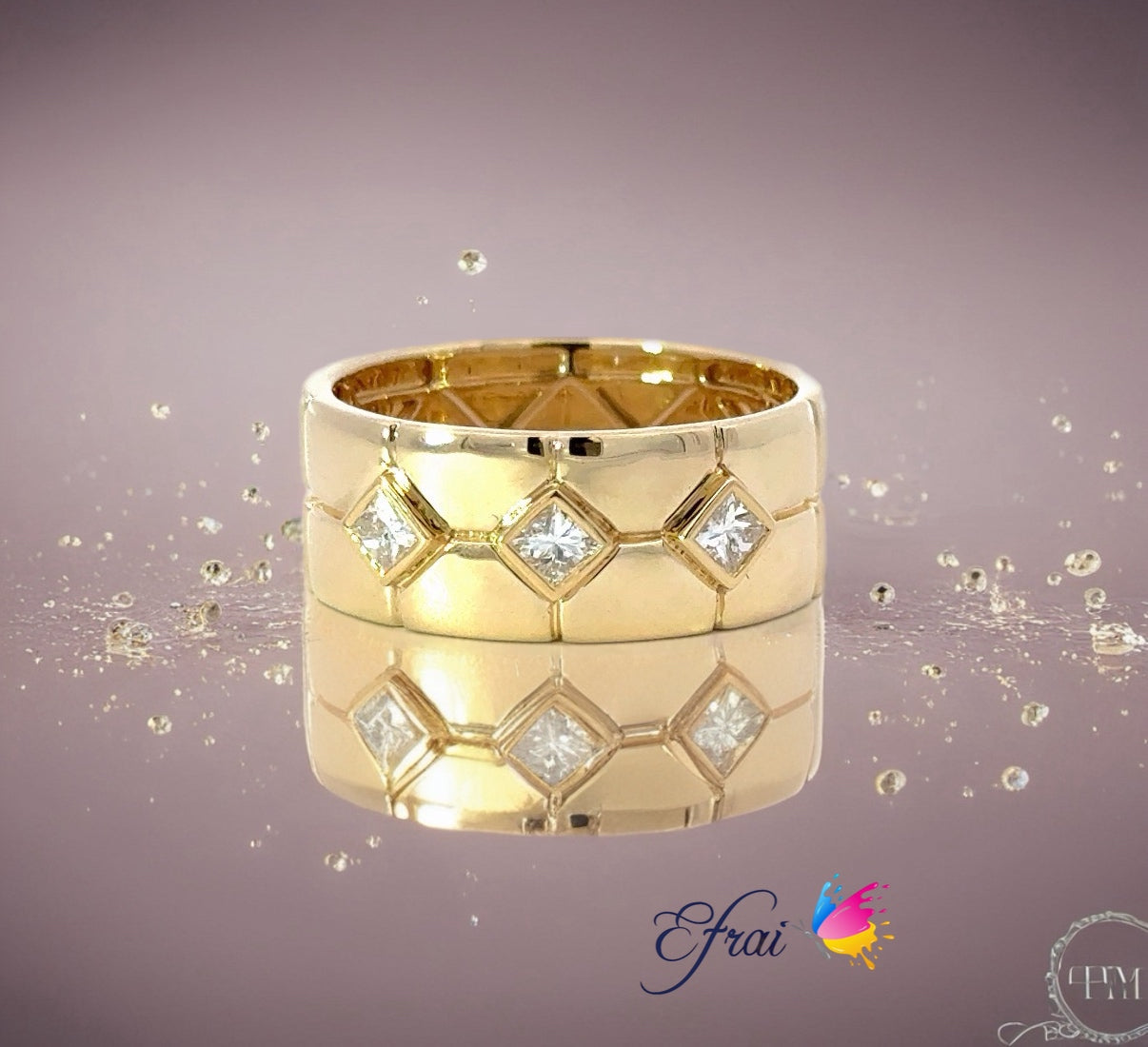 Gorgeous diamonds mens ring