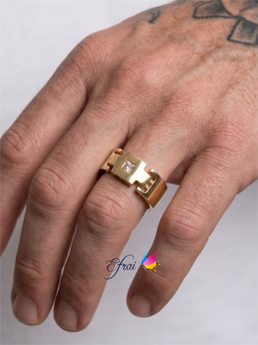 Gorgeous diamonds mens ring