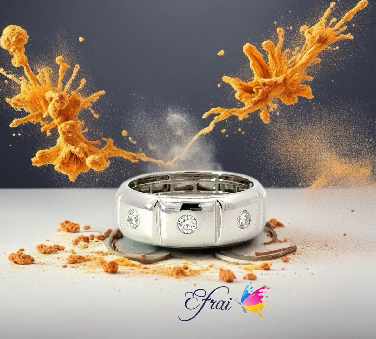 Unique new mens diamonds ring