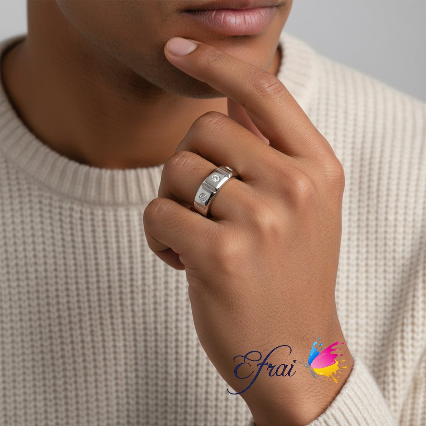 Unique new mens diamonds ring