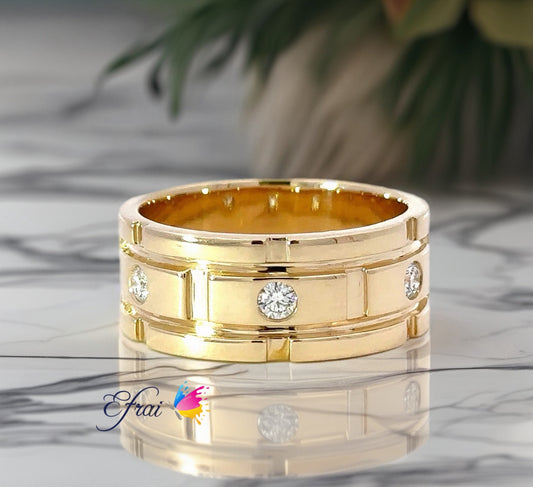 Gorgeous mens diamonds ring